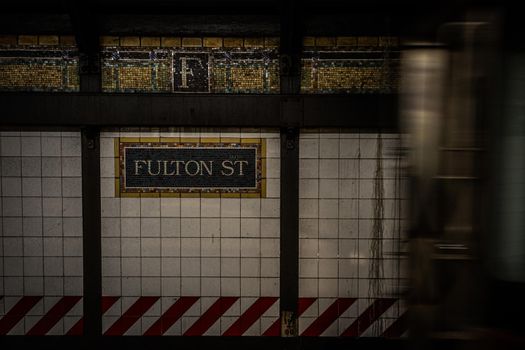 New York Subway Image. Shooting Location: New York, Manhattan
