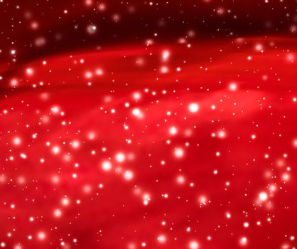 Branding, magic and festive concept - Christmas, New Years and Valentines Day red abstract background, holidays card design, shiny snow glitter as winter season sale backdrop for luxury beauty brand