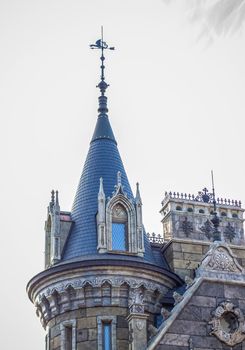 Antiquity in detail. Decoration of houses, balconies, windows, sculptures, walls. Elements of architectural design of buildings. Old plaster, Stone decorations. Elements of Gothic architecture.