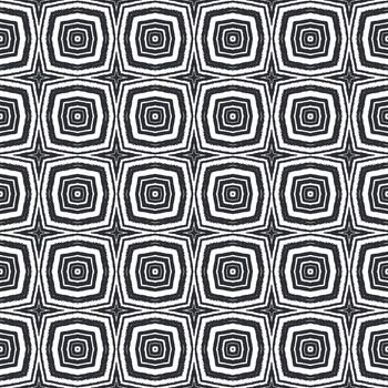 Mosaic seamless pattern. Black symmetrical kaleidoscope background. Textile ready bewitching print, swimwear fabric, wallpaper, wrapping. Retro mosaic seamless design.