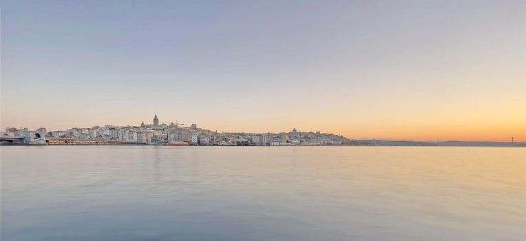 istanbul the dream city. Landscape and cityscape from istanbul old city in early morning time