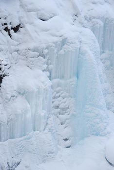 icicles from johnston canyon, alberta