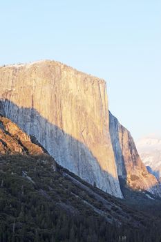 sunset at a tunnel view at yosemite national park