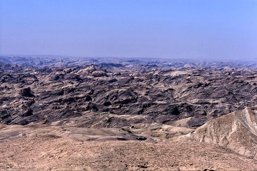 moon landscape, namib naukluft park, namibia, erongo, africa