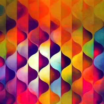 Lucky charm square banner background of 3D render, suitable for social media post and web internet ads.