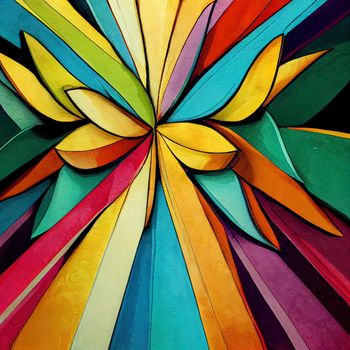 Lucky charm square banner background of 3D render, suitable for social media post and web internet ads.