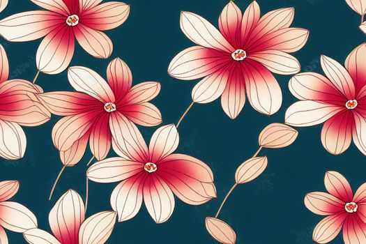 seamless flowers pattern, floral print.