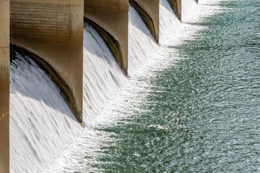 water released from hydroelectric power station