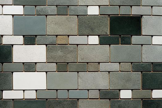Paving stone , ceramic tile design with gray stone texture