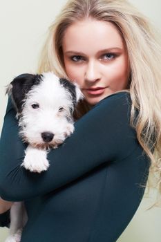 Hes my best friend. Portrait of a gorgeous young woman holding her adorable dog