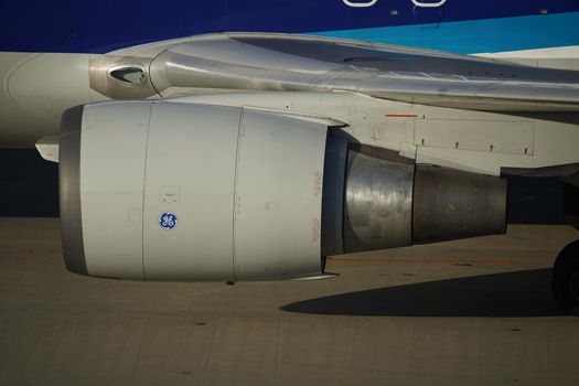 Image of airplane (Haneda Airport). Shooting Location: Tokyo metropolitan area