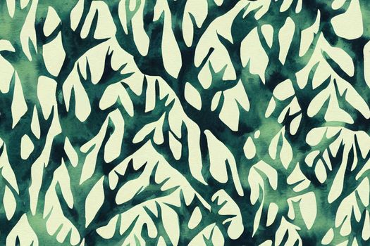 Wild forest animals seamless pattern. Watercolor image. Hand drawn forest bear, wolf, rabbit, badger,fir trees, mountains. Seamless pattern for fabric, paper, tixtile print. White background