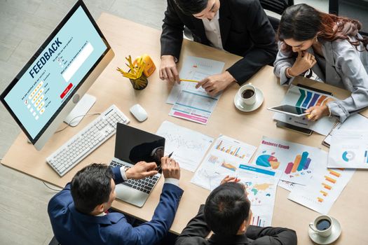 Customer feedback and review analysis by modish computer software for corporate business
