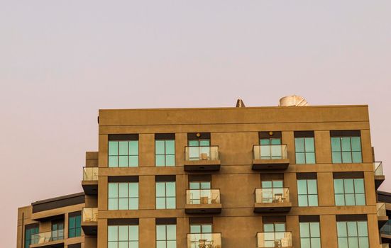Shot of a facade of a building