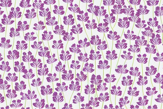Blooming midsummer meadow seamless pattern. Plant background for fashion, wallpapers, print. A lot of different flowers on the field. Liberty style millefleurs. Trendy floral design