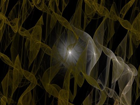 Imaginatory lush fractal texture image abstract background