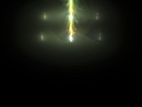 Imaginatory lush fractal texture image abstract background