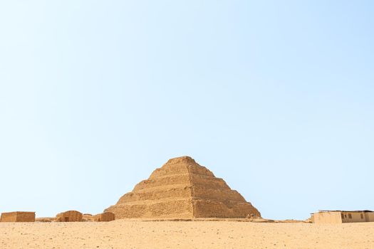 Pharaoh Zoser Step Pyramid at the necropolis of Saqqara