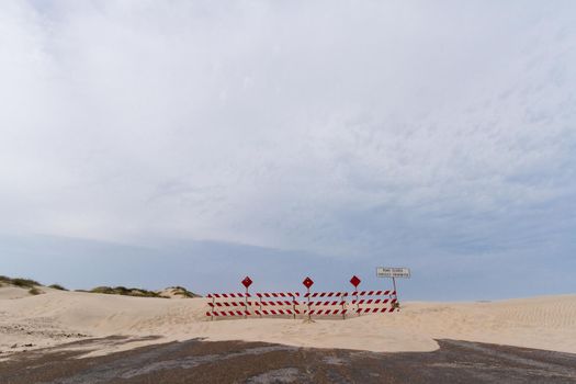 End of the road on South Padre Island, TX.