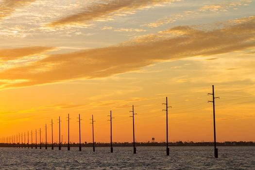 Sunset at South Padre Island, TX.
