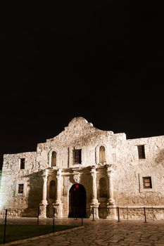 The Alamo mission in San Antonio Missions National park , Texas