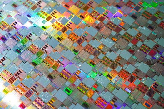 Silicon wafer for manufacturing semiconductor of integrated circuit.