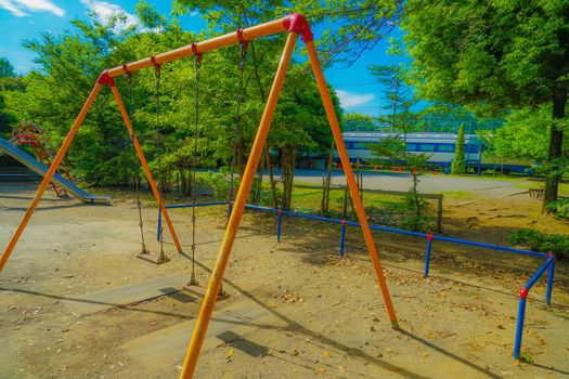 Akishima City · New green of Tsubajimaoka Park. Shooting Location: Tokyo Metropolitan Akishima City