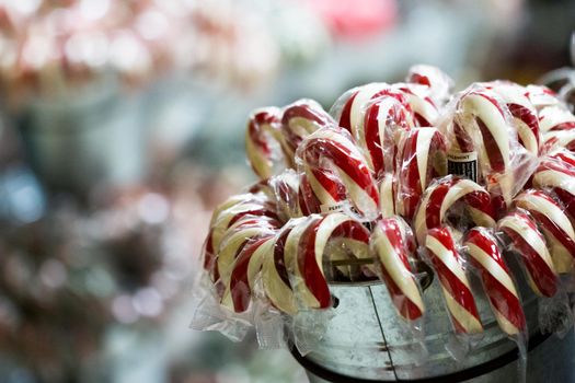 Gourmet hard candies for Christmas holidays.
