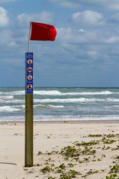 Beach of South Padre Island, TX.