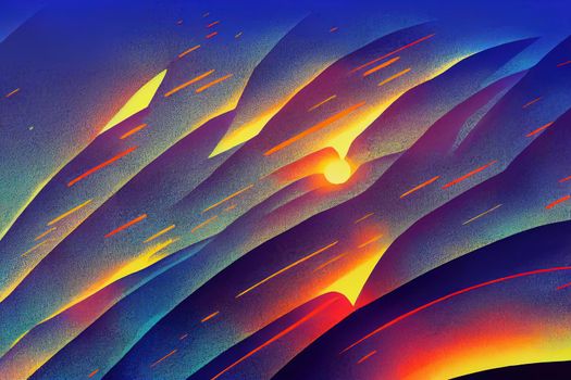 Cartoon drawing Cartoon drawing Kuala Lumpur Malaysia June Aerial view Panorama illustration of the Kuala Lumpur City of Malaysia Sunrise illustration , Anime style no watermark