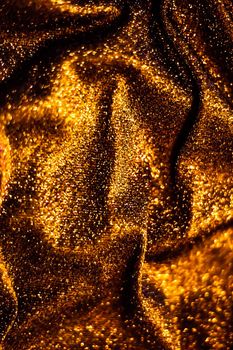 Luxe glowing texture, night club branding and New Years party concept - Bronze holiday sparkling glitter abstract background, luxury shiny fabric material for glamour design and festive invitation