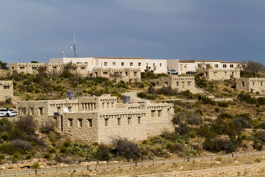 Facility structures at the Carlsbad Caverns National Park.