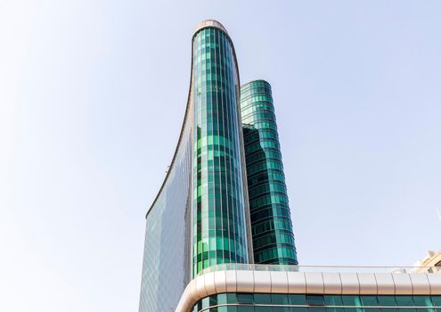 Facade of a modern building.