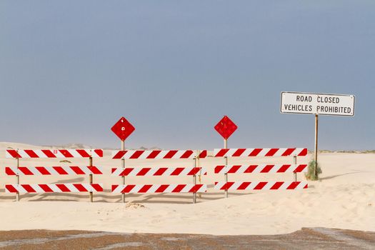 End of the road on South Padre Island, TX.
