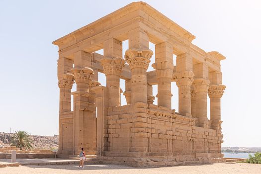 Kiosk of Trajan on top of a hill facing the Nile river