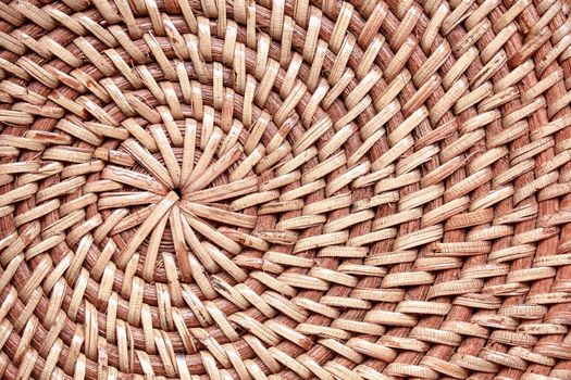 Fashionable handmade natural organic rattan bag. Organic material. Eco-bag concept Bali island.
