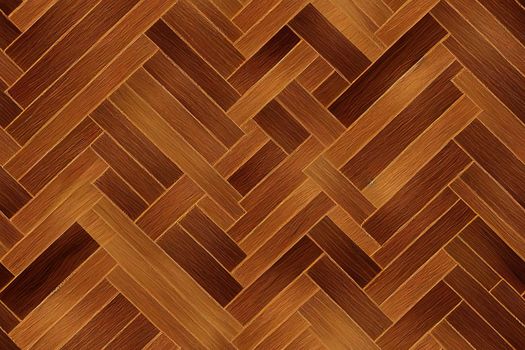 3d red gold lattice tiles on wooden oak background. Material wood oak. High quality seamless realistic texture.