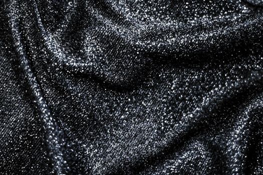 Luxe glowing texture, night club branding and New Years party concept - Silver holiday sparkling glitter abstract background, luxury shiny fabric material for glamour design and festive invitation