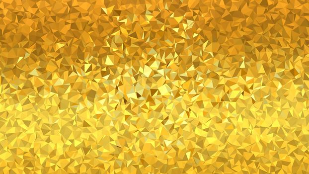 Abstract textural geometric polygonal gold background. Design, art