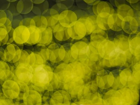 abstract background blur circle bokeh light pattern green tone color.