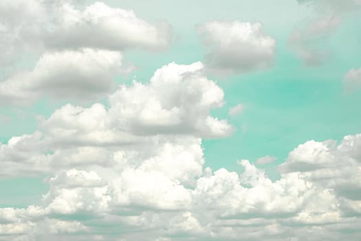 white clouds Cloudy on blue sky abstract nature season background.