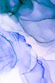 Marble ink abstract art from exquisite original painting for abstract background . Painting was painted on high quality paper texture to create smooth marble background pattern of ombre alcohol ink .