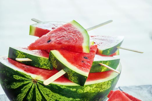 Watermelon. Food and drink. Selective focus. nature food..