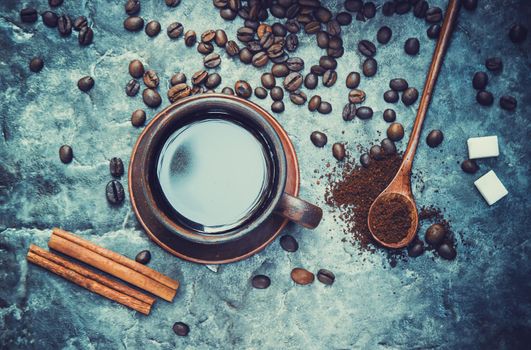 Coffee cup. Food and drink. Selective focus. nature.