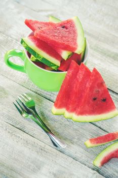 Watermelon. Food and drink. Selective focus. nature food..