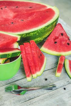 Watermelon. Food and drink. Selective focus. nature food..