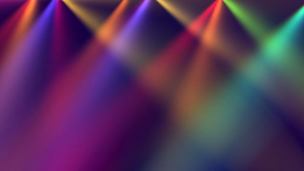 Abstract neon holiday background with multicolored rays