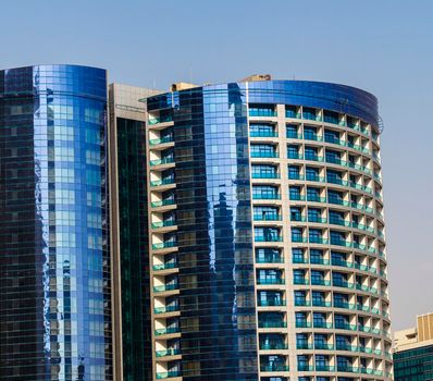 Facade of a modern building.
