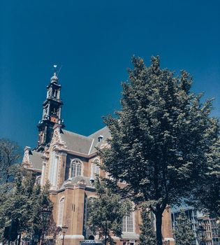 Dutch Architecture, photo of housing within Amsterdam, Netherlands. High quality photo