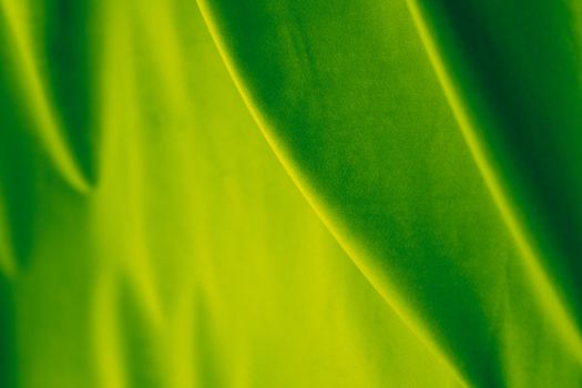 Decoration, branding and surface concept - Abstract green fabric background, velvet textile material for blinds or curtains, fashion texture and home decor backdrop for luxury interior design brand